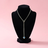 Heart Crystal Slip Chain
