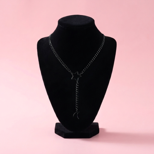 Star & Moon Slip Chain