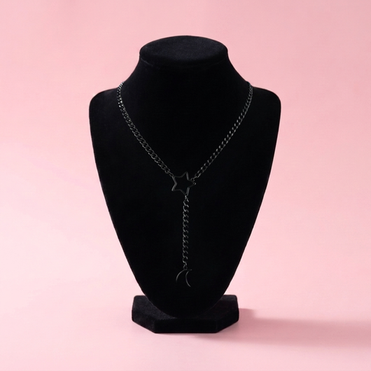 Star & Moon Slip Chain