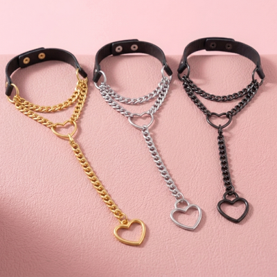 Leather Swivel Collar